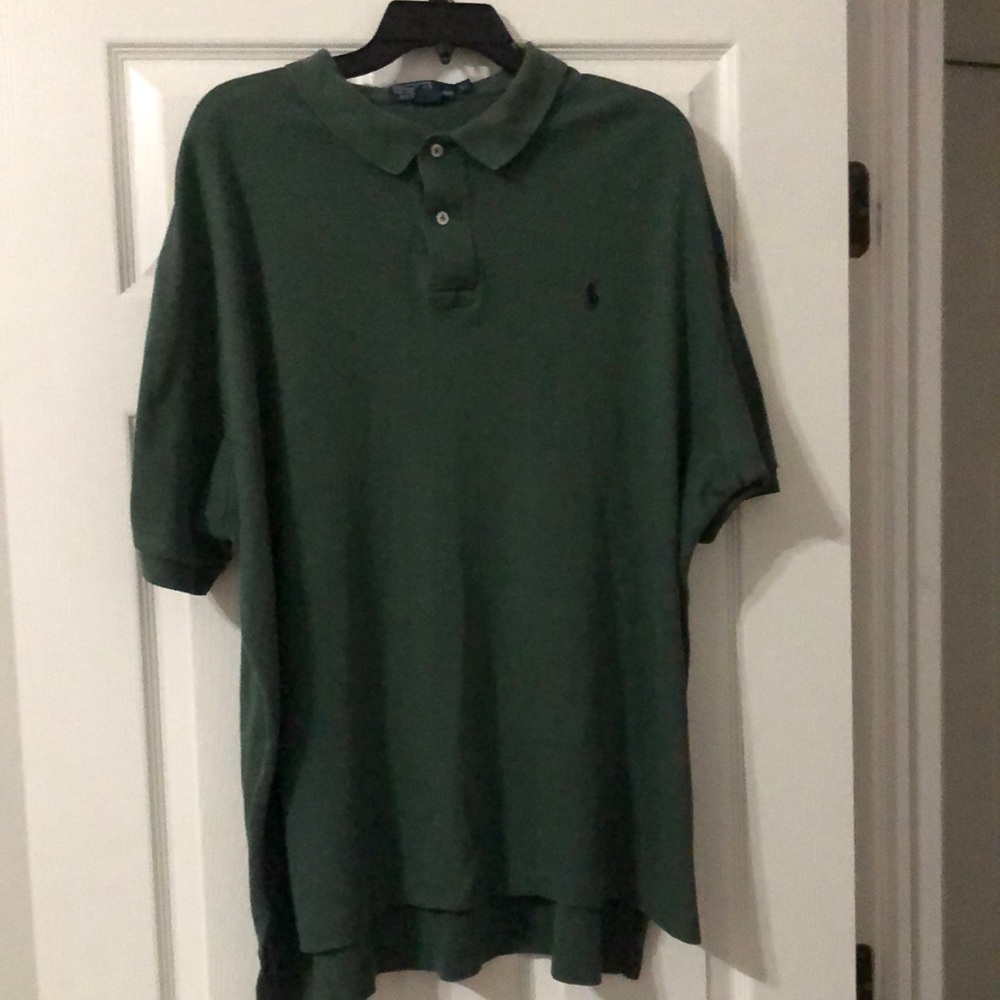 Polo by Ralph Lauren Men's Green Polo Shirt